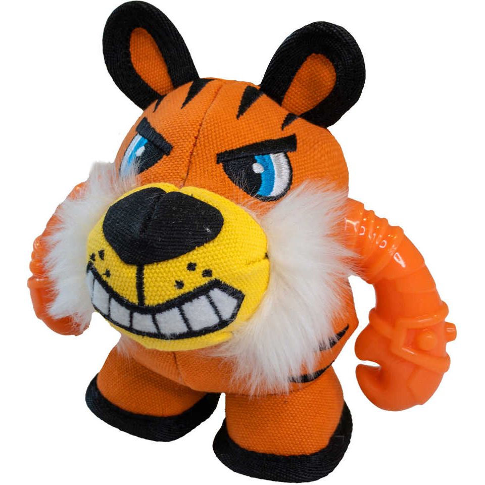 Іграшка для собак Croci Warriors Tiger Plush Тигр Казкові воїни з пищалкою 18х12х12 см - фото 1