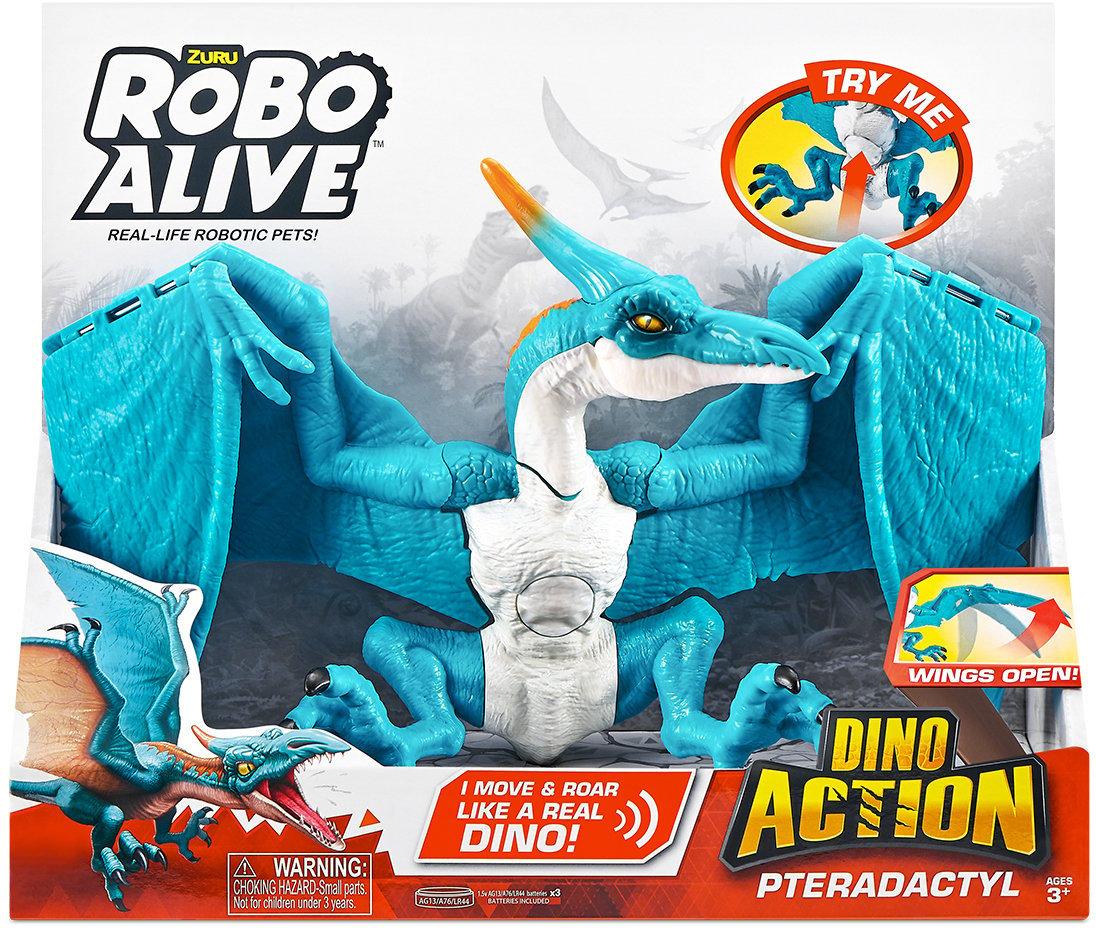 Інтерактивна іграшка Pets & Robo Alive Dino Action Раптор (7173) - фото 7