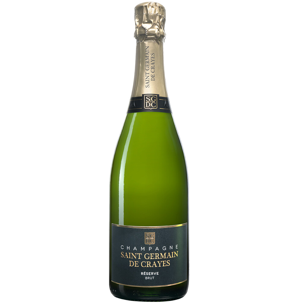 Шампанское Saint Germain de Crayes Reserve Brut, белое, 12%, 0,75 л - фото 1