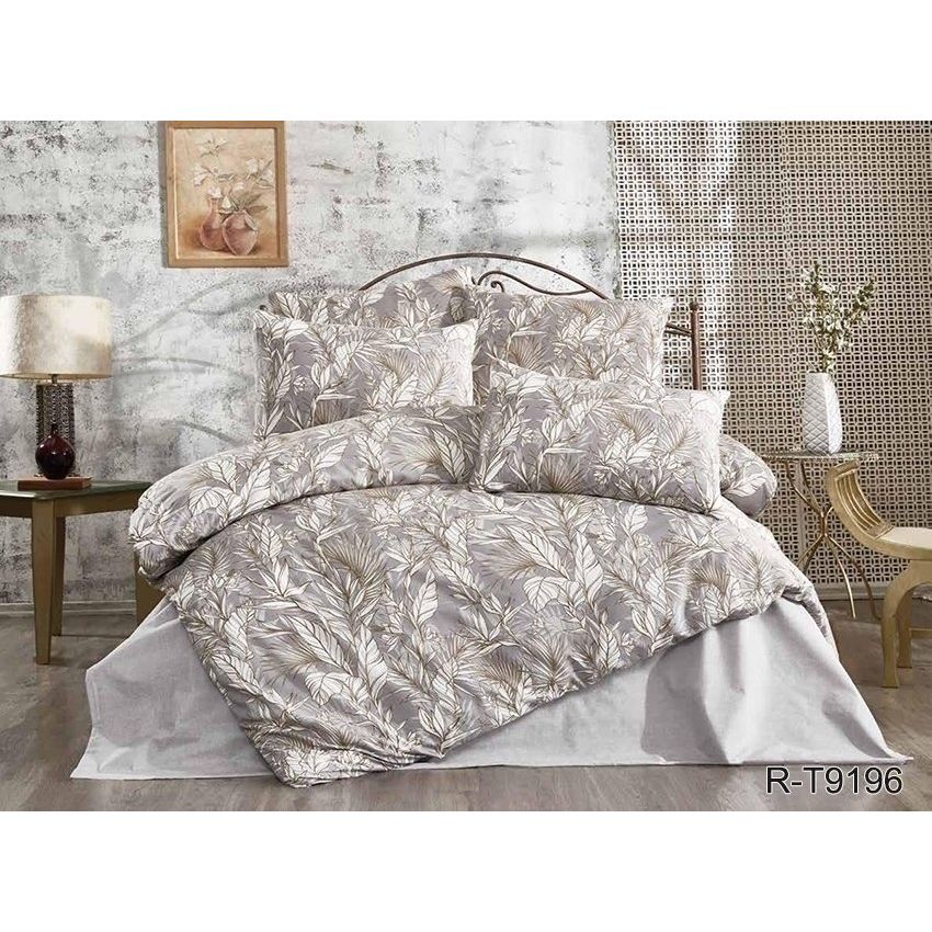 Комплект постельного белья TAG Tekstil с компаньоном Евро 000210891 (R-T9196) - фото 1