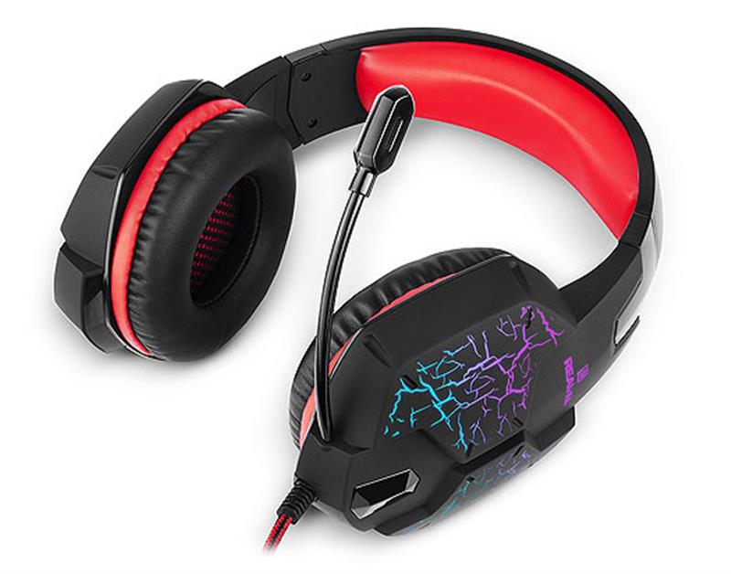 Игровые наушники Real-El GDX-7750 Stereo 7.1 Black / Red с микрофоном - фото 4