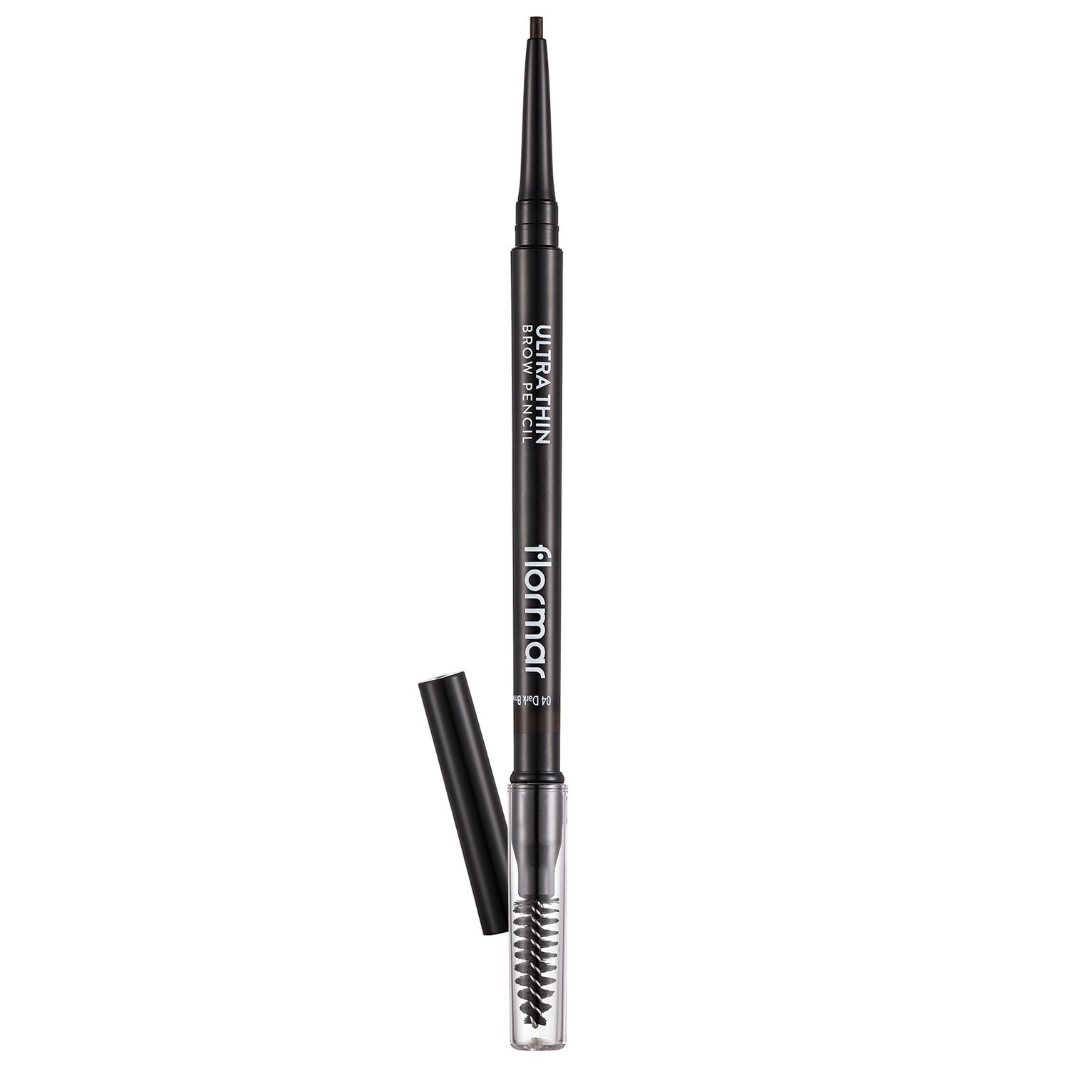 Олівець для брів Flormar Ultra Thin Brow Pencil Dark Brown тон 004, 0.14 г (8000019546641) - фото 1