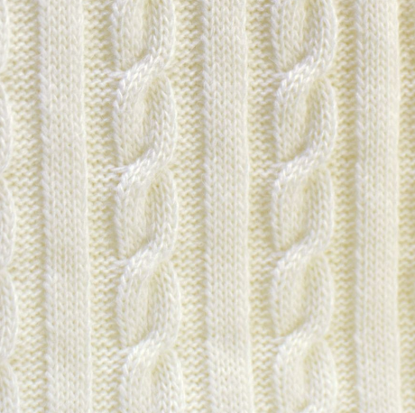 Плед Прованс Soft Косы, 180х140 см, молочний (11768) - фото 3
