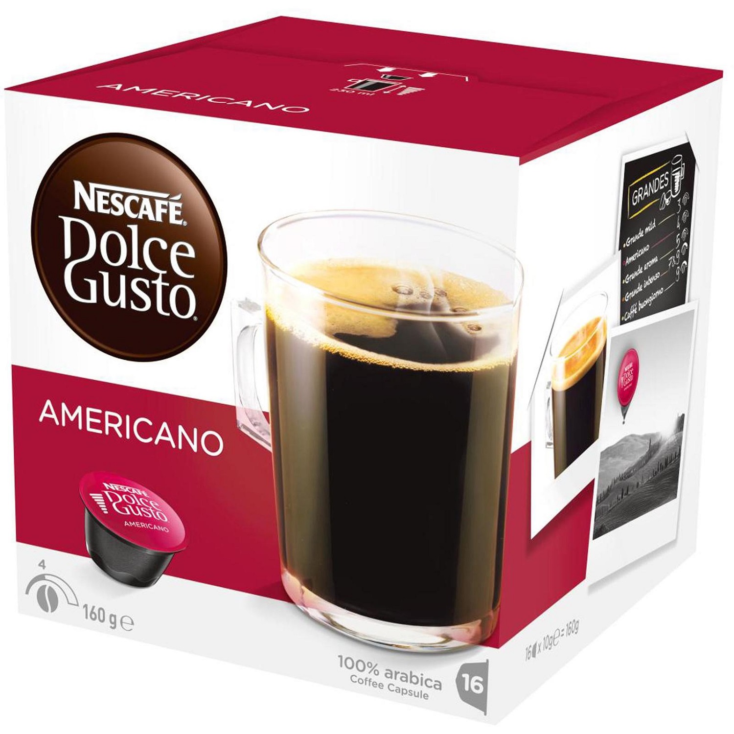 Кофе в капсулах Nescafe Dolce Gusto Americano, 16 капсул (865887) - фото 2