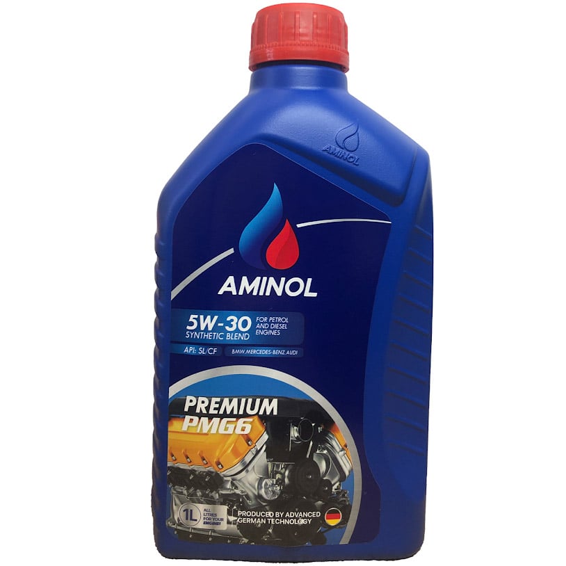 Олива моторна Aminol Premium PMG6 5W30 Синтетична 1 л - фото 1