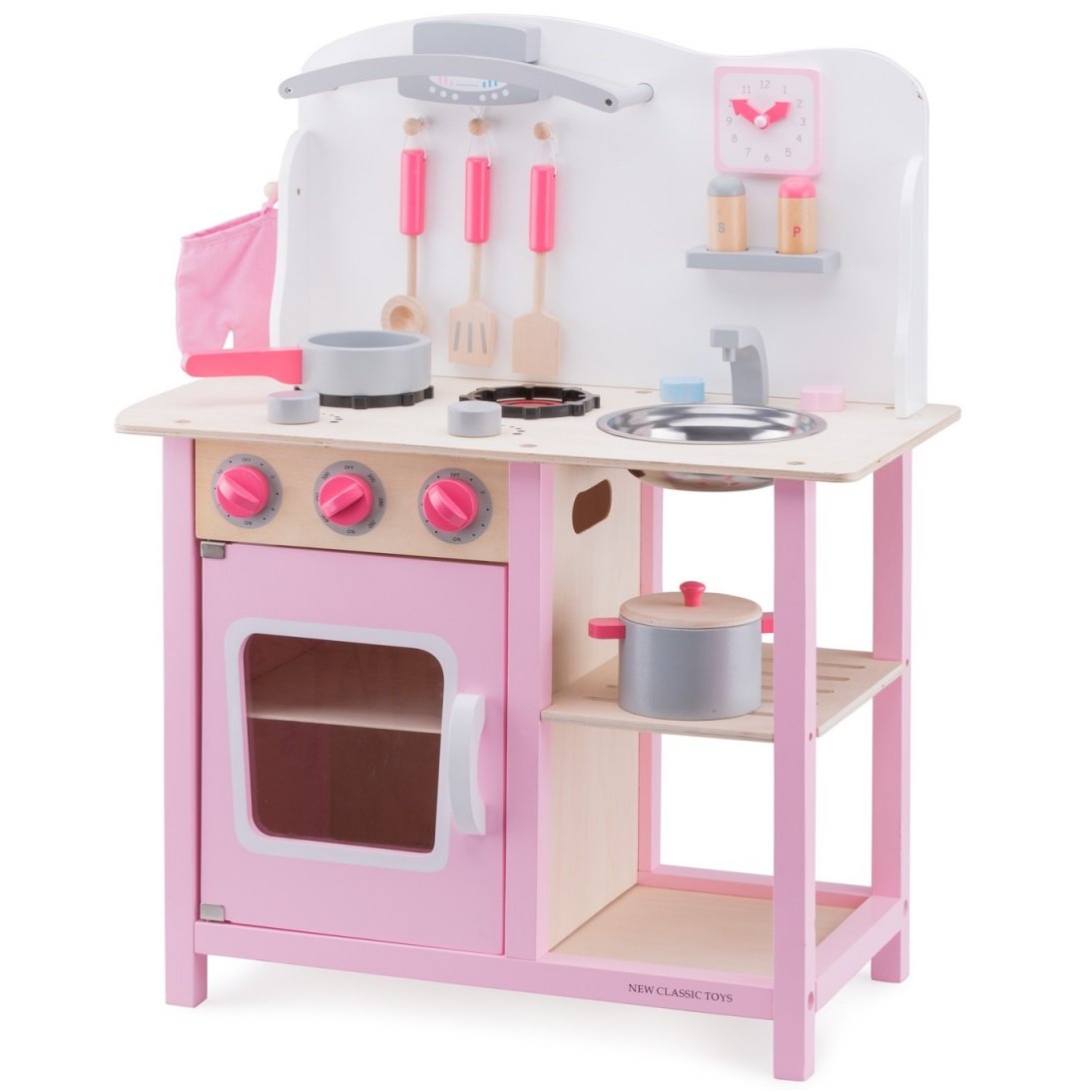Игрушечная кухня New Classic Toys Bon Appetit, розовый (11054) - фото 1