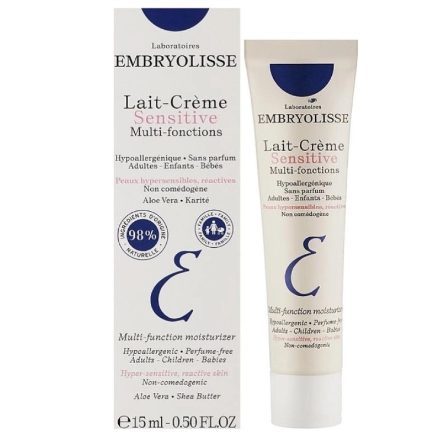 Увлажняющий крем для чувствительной кожи Embryolisse Laboratories Lait-Creme Sensitive Concentrada 15 мл - фото 1