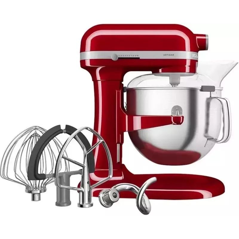 Планетарний міксер KitchenAid Artisan з підйомною чашею 6.6 л карамельне яблуко (5KSM70SHXECA) - фото 4