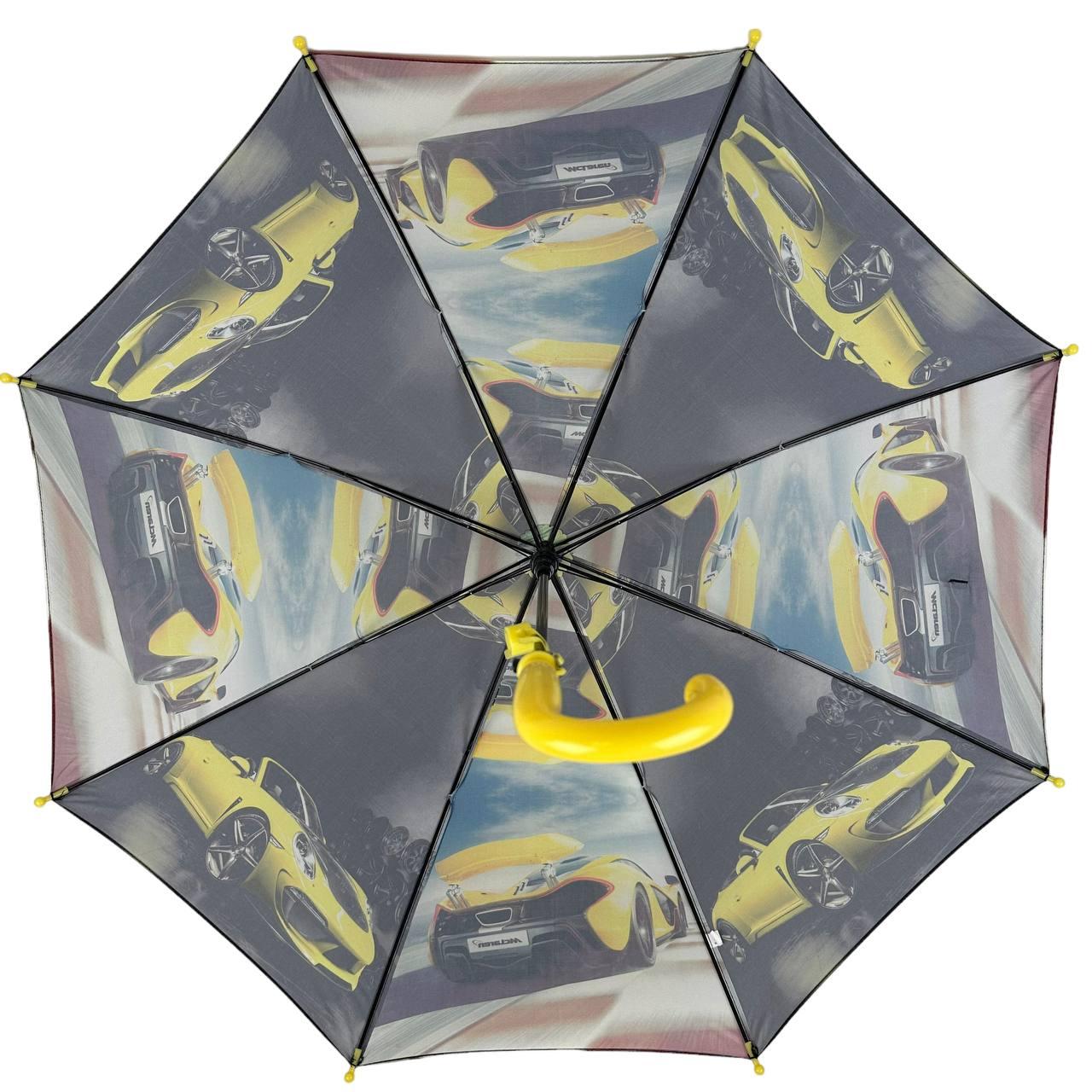 Детский зонт-трость полуавтомат S&L 83 см разноцветный - фото 5