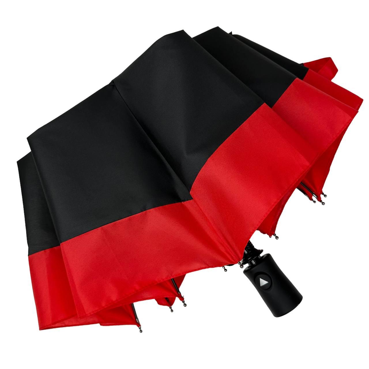 Жіноча складана парасолька напівавтомат Bellissima 101 см чорна - фото 4