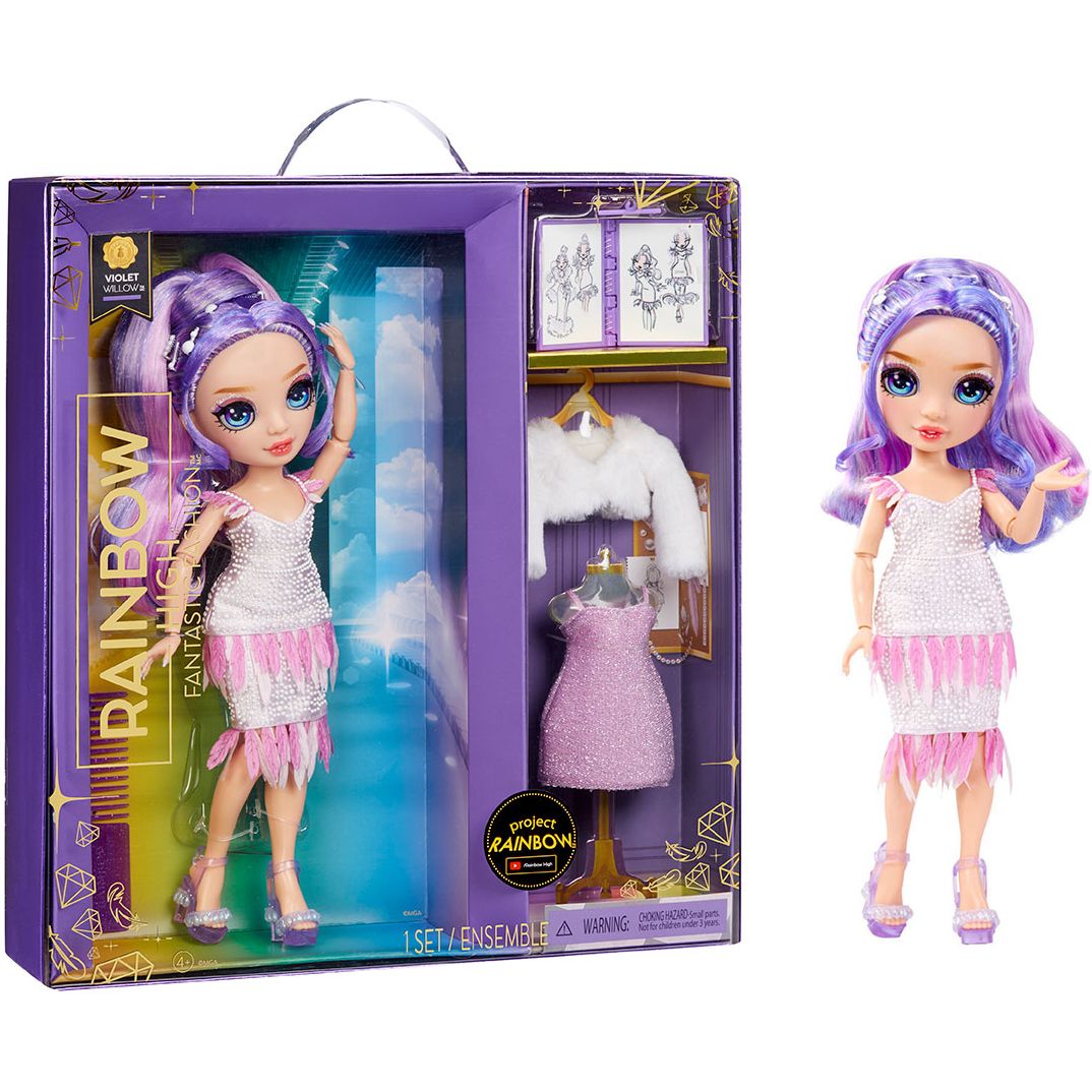 Лялька Rainbow High Fantastic Fashion Віолетта з аксесуарами (5587385) - фото 8