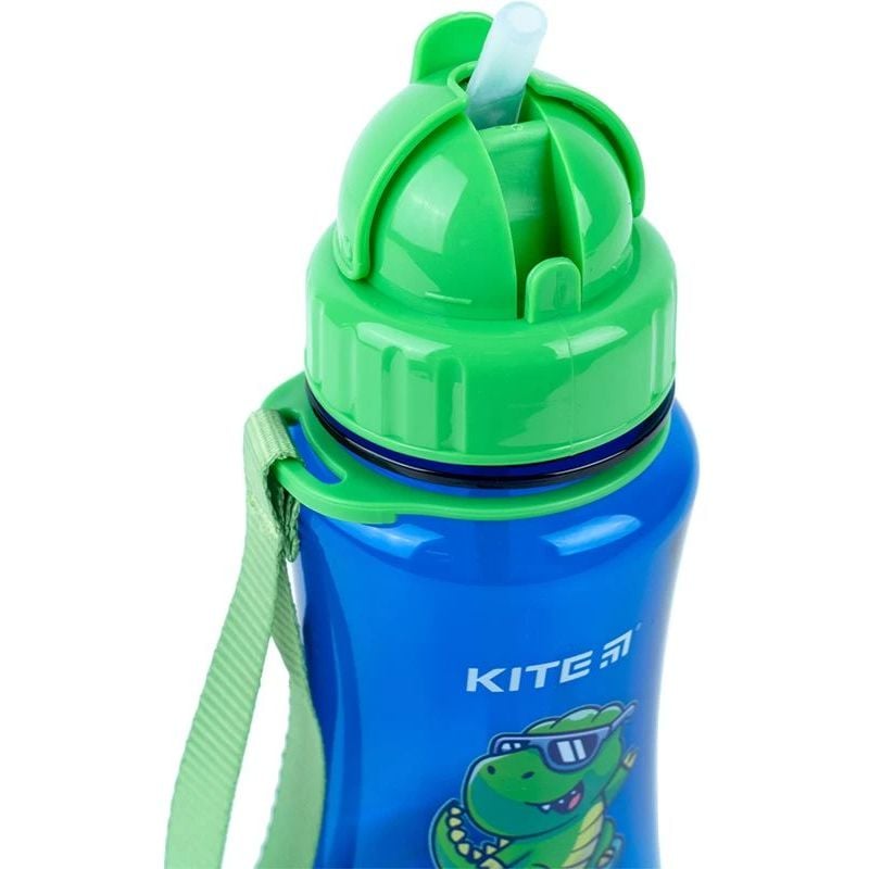Бутылочка для воды Kite Dino 350 мл синяя (K23-399-2) - фото 2