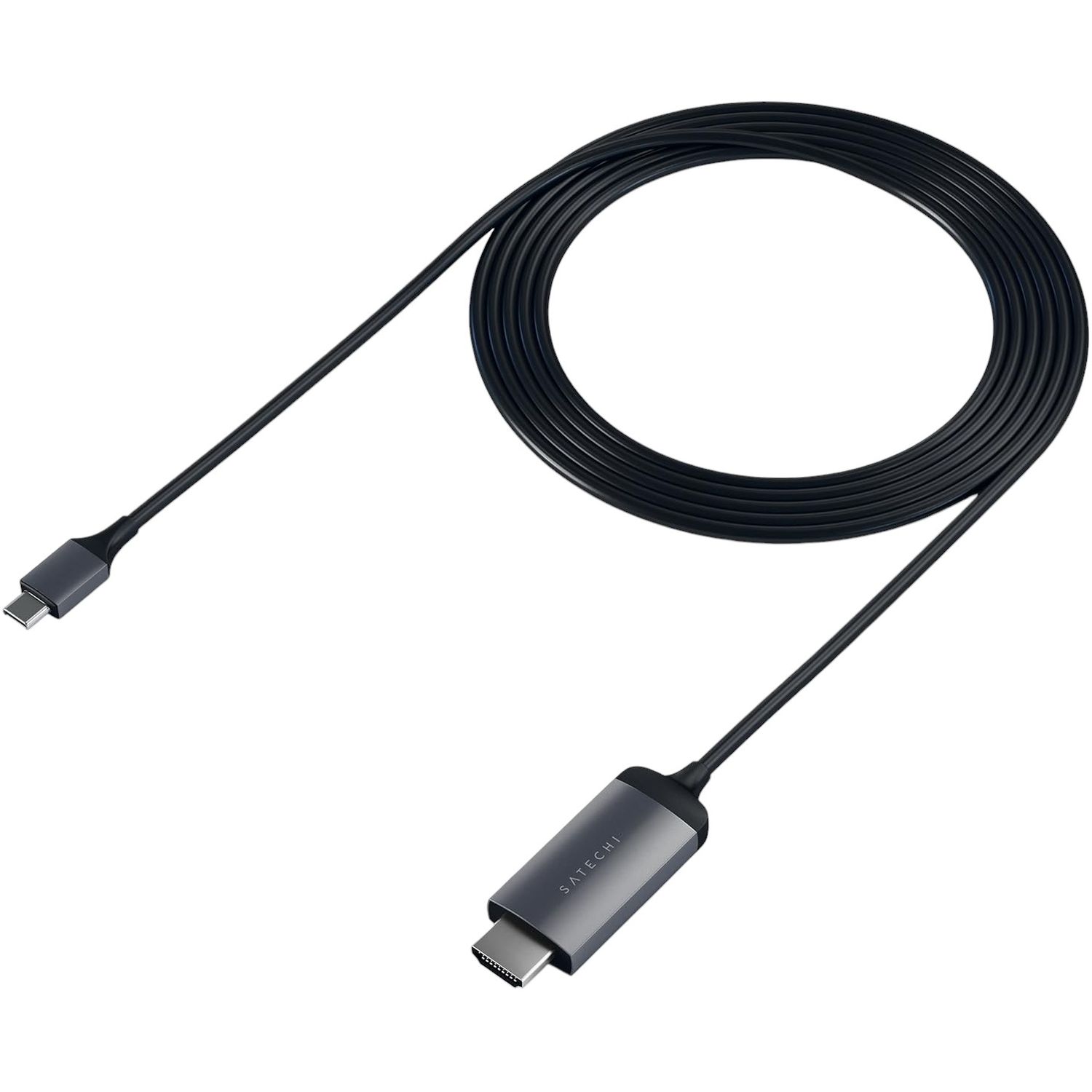 Кабель USB-C to 4K HDMI Satechi Cable Space Gray 1.8 м - фото 3