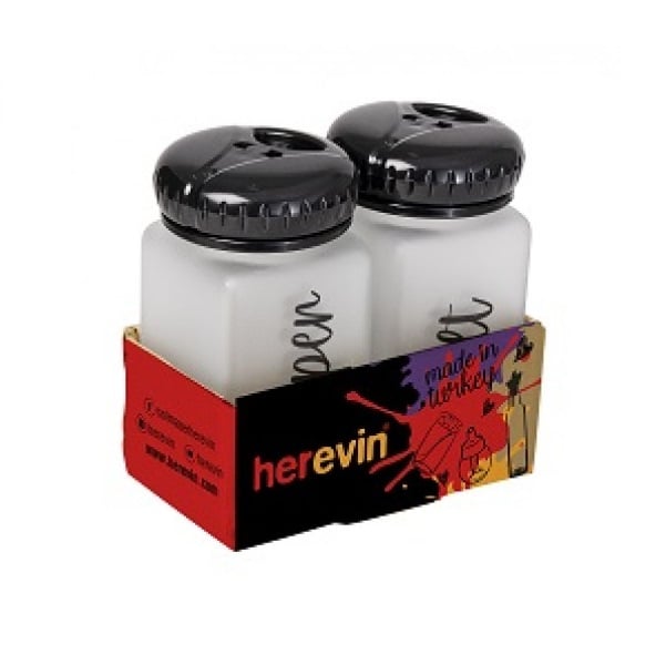 Photos - Condiment Set Herevin Набір для спецій сіль та перець  Shaker set 160 мл  (121074-250)