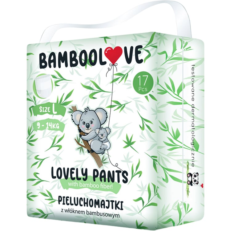 Подгузники-трусики Bamboolove Bamboo Pants 4 (9-14 кг), 17 шт. - фото 1