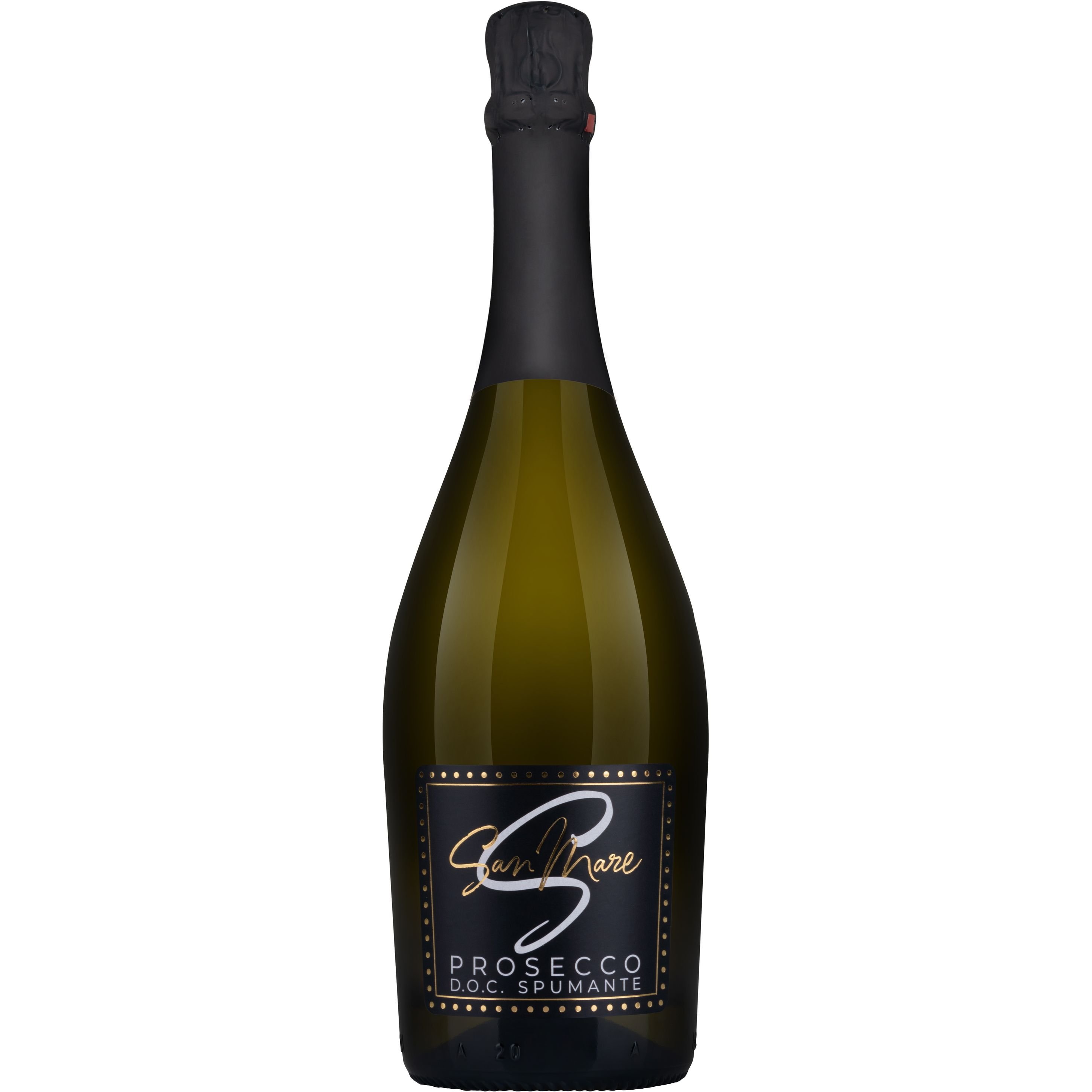 Вино игристое San Mare Prosecco DOC Spumante, сухое, белое, 11%, 0,75 л - фото 1