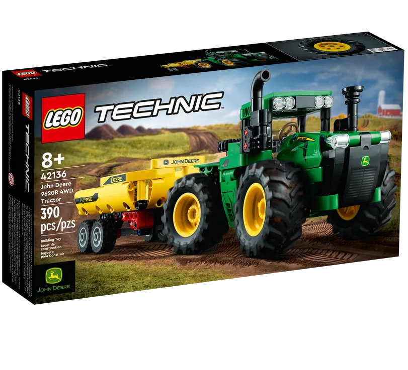 Конструктор LEGO Technic John Deere 9620R 4WD Tractor, 390 деталей (42136) - фото 2