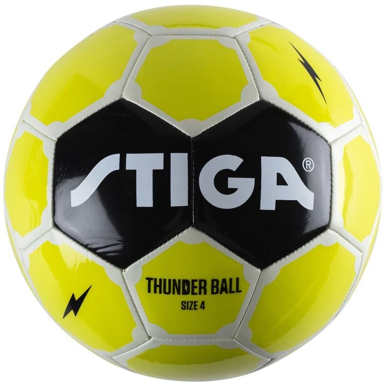 Футбольный мяч Stiga Thunder, размер 4, зеленый (84-2724-04) - фото 1