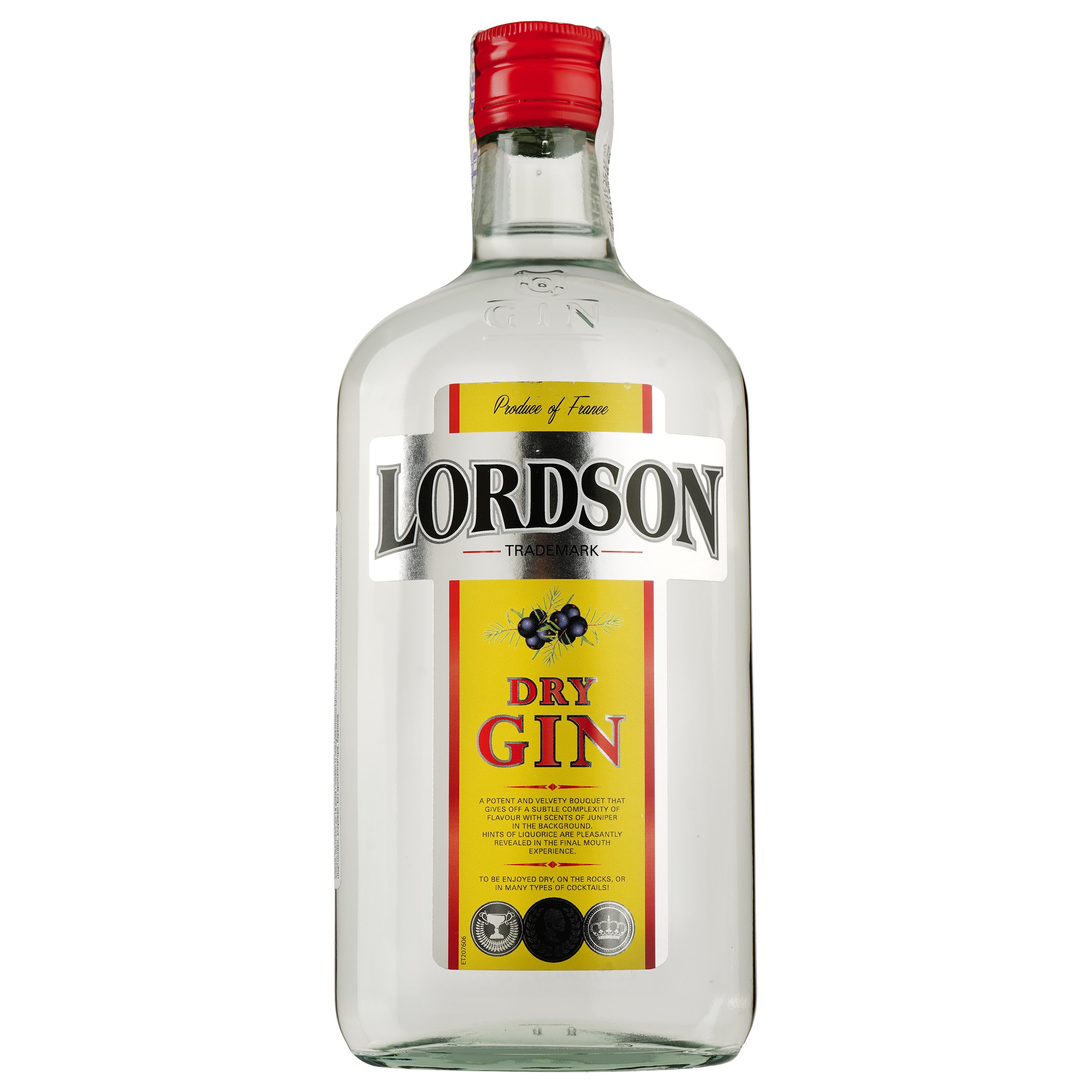 Джин LGC Lordson Gin, 37,5%, 0,7 л (8000019417468) - фото 1