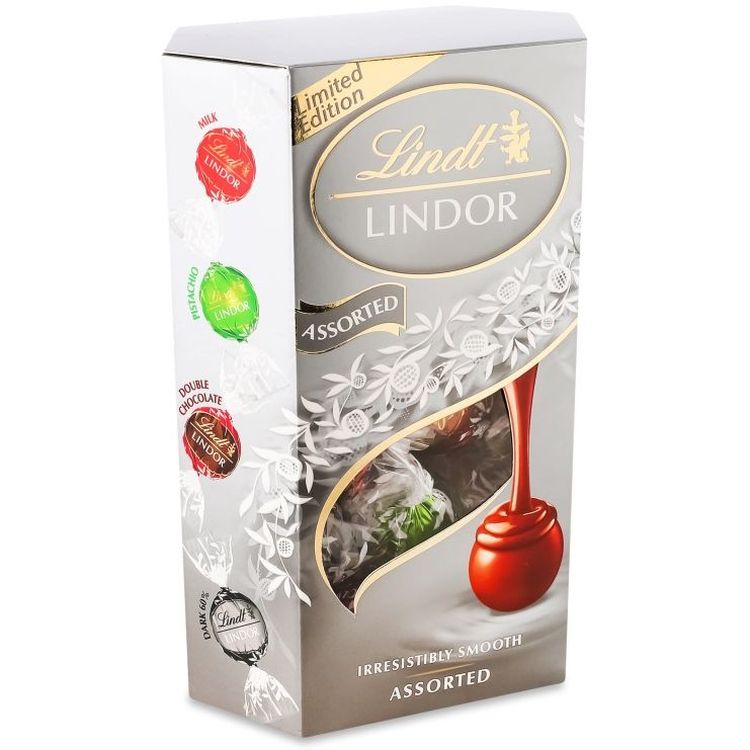 Цукерки Lindt Lindor Silver 200 г - фото 1