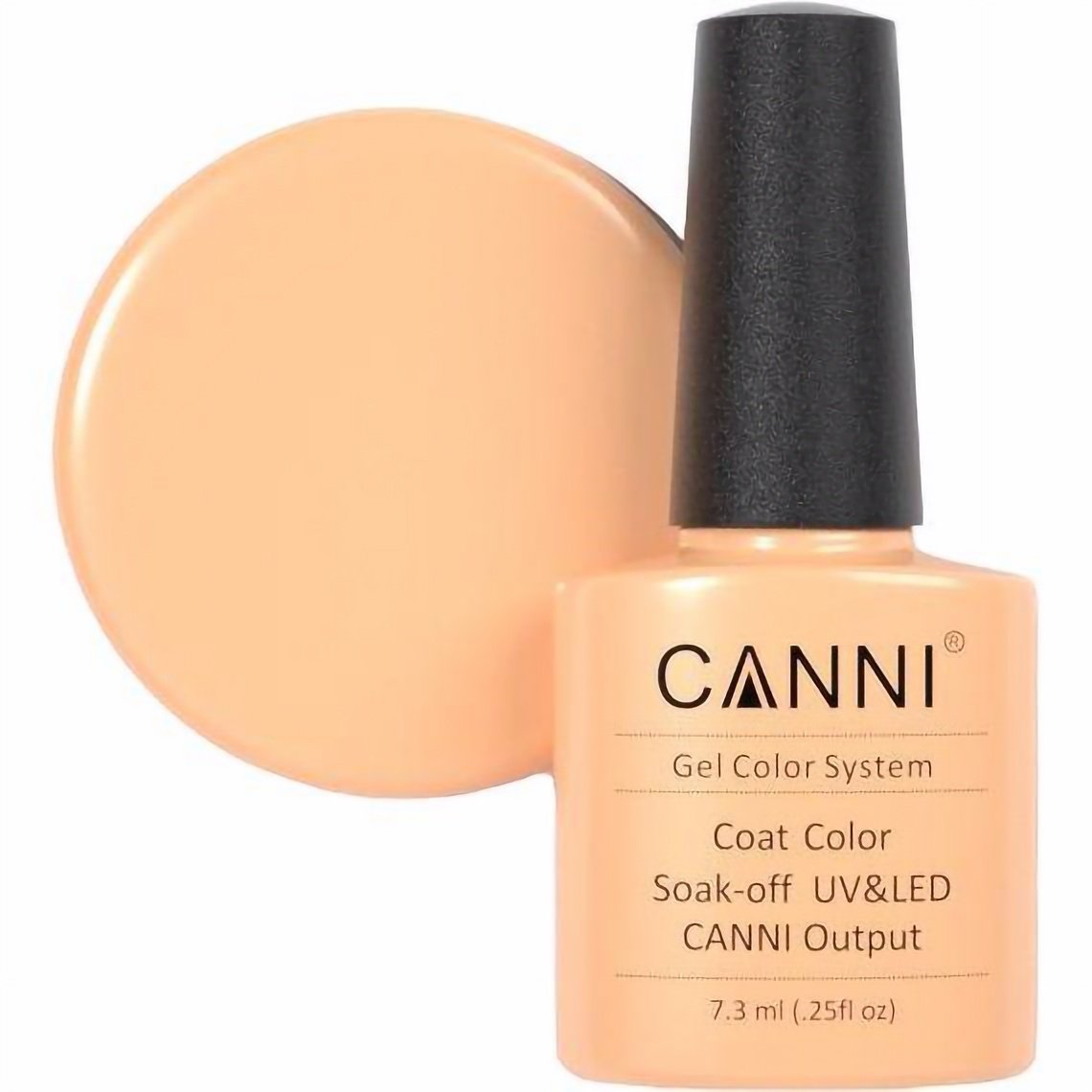 Гель-лак Canni Color Coat Soak-off UV&LED 241 темный телесный розовый 7.3 мл - фото 1