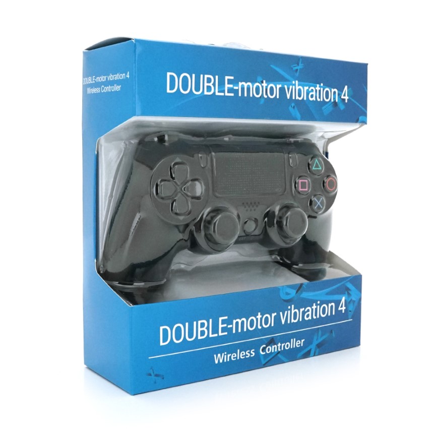 Геймпад джойстик Doubleshock Wireless PS4 Double Motor Vibration DualShock 4 Black - фото 6