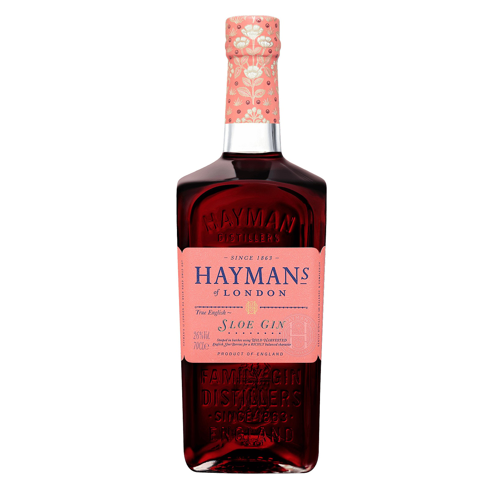 Джин Hayman's Sloe Gin, 26%, 0,7 л (589998) - фото 1
