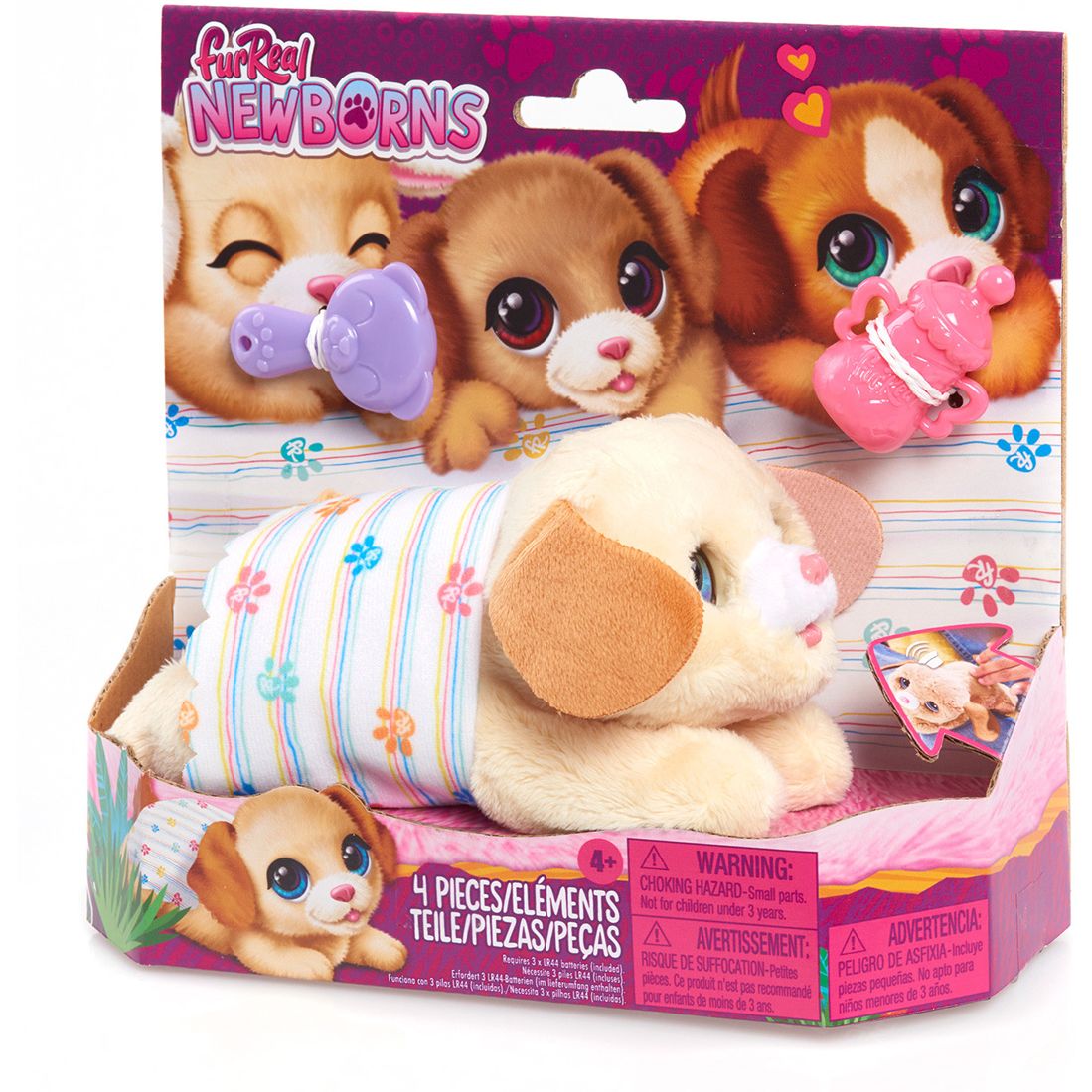 Интерактивная игрушка Furreal Friends Newborns Щенок (28074) - фото 8