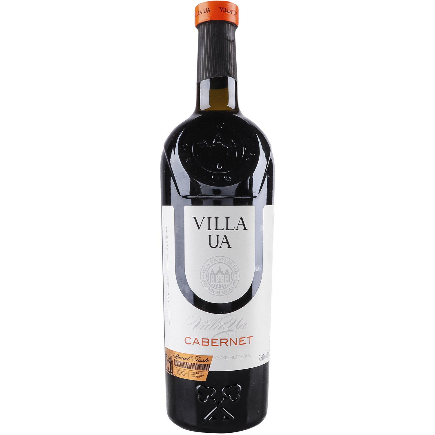 Вино Villa UA Каберне красное сухое 9.5-13% 0.75 л (550054) - фото 1