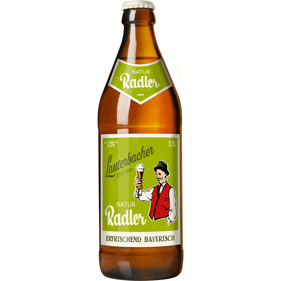 Пиво Lauterbacher Natur Radler світле 2.5% 0.5 л - фото 1