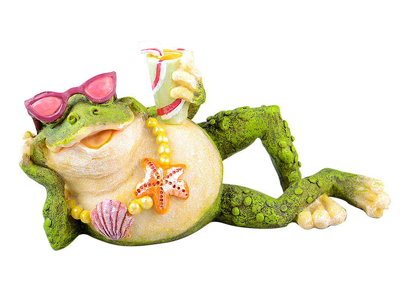 Декоративная фигурка Lefard Лягушка, 12 см, зеленый (39-460) - фото 1