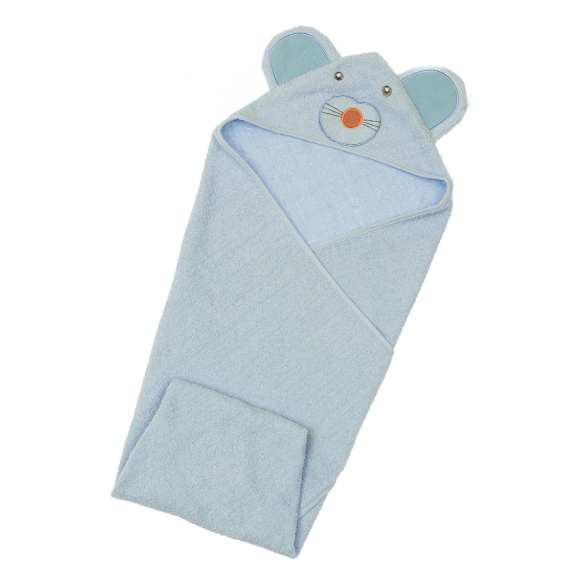 Рушник Interbaby Mouse, блакитний (8100274) - фото 2