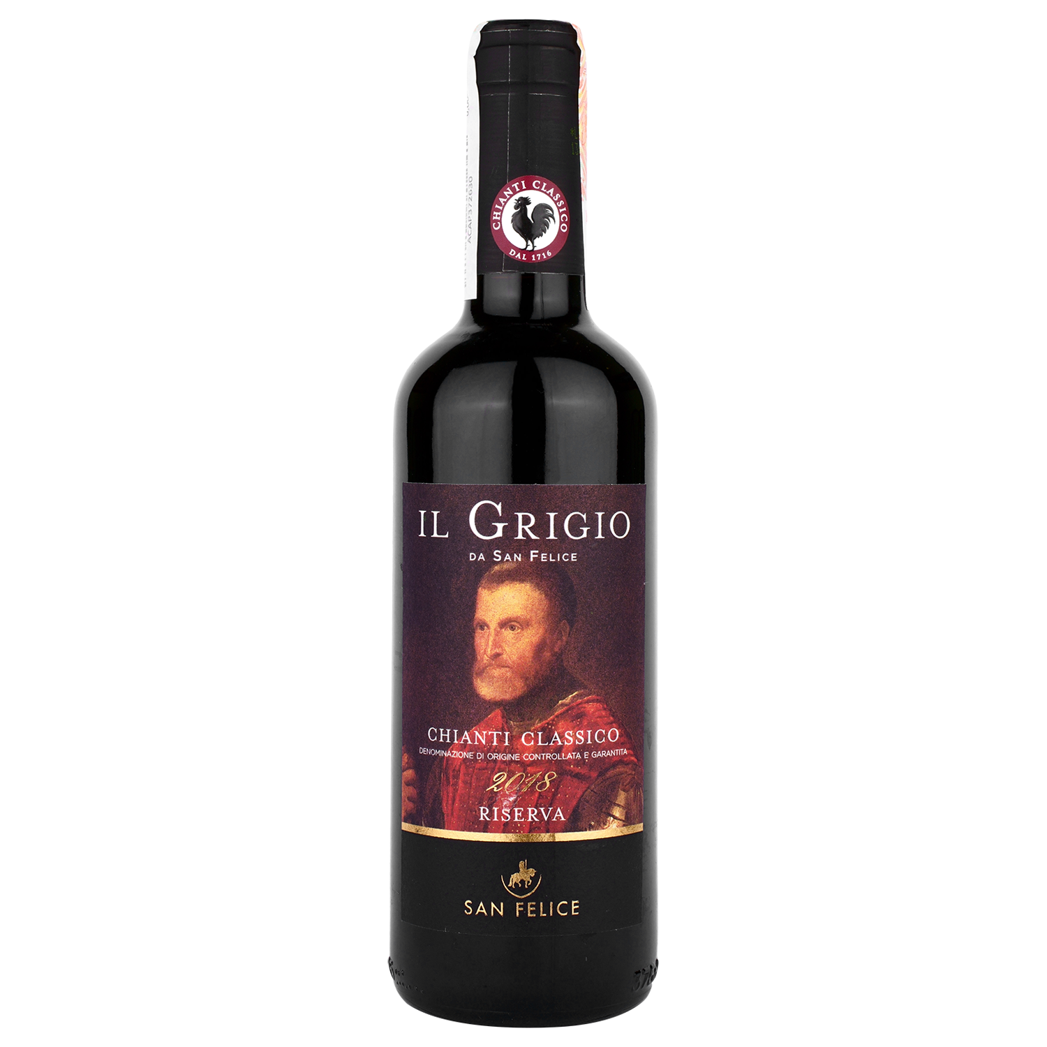 Вино San Felice Chianti Classiso DOCG Il Grigio Riserva, красное, сухое, 13%, 0,375 л - фото 1