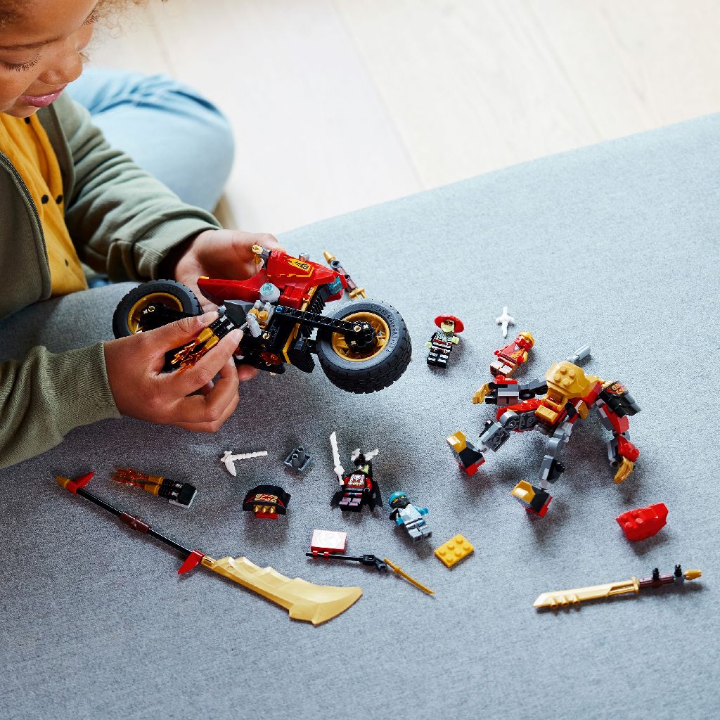 Конструктор LEGO Ninjago Робот-вершник Кая EVO, 312 деталей (71783) - фото 5