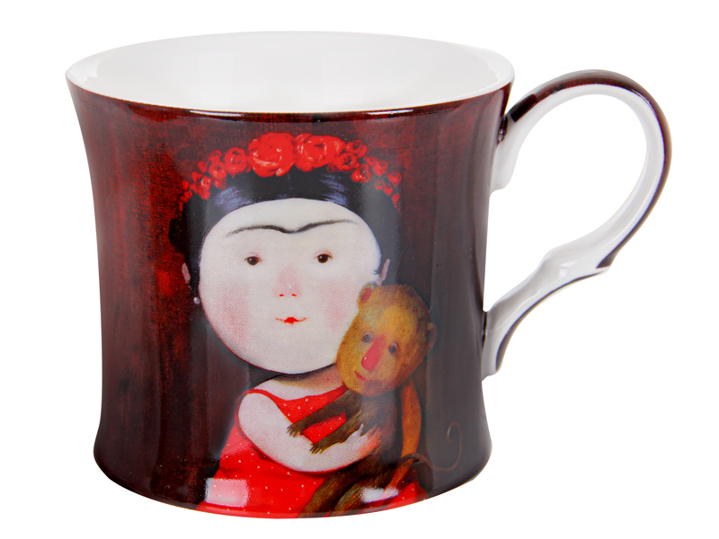 Чашка Elen Dekor Famous, 270 мл, червоний (924-688) - фото 1