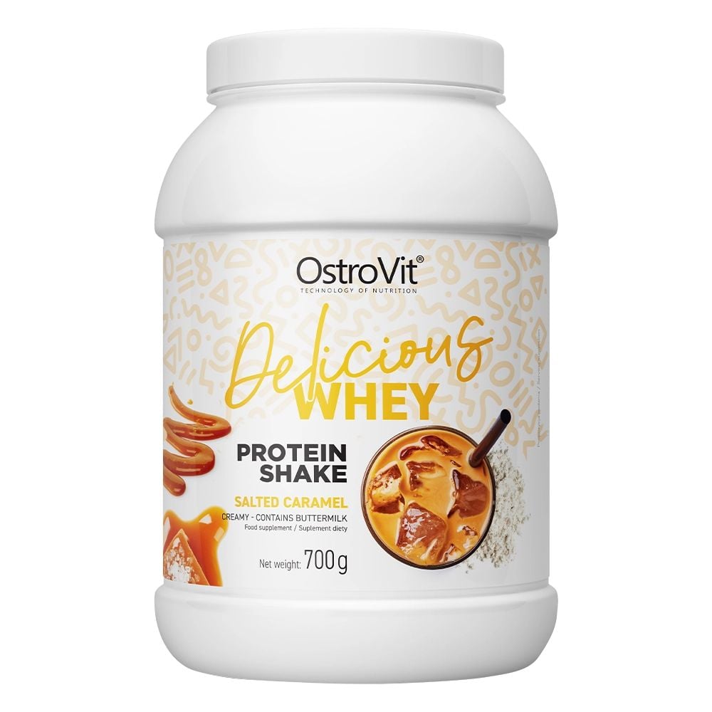 Протеин OstroVit Delicious Whey Salted Caramel 700 г - фото 1