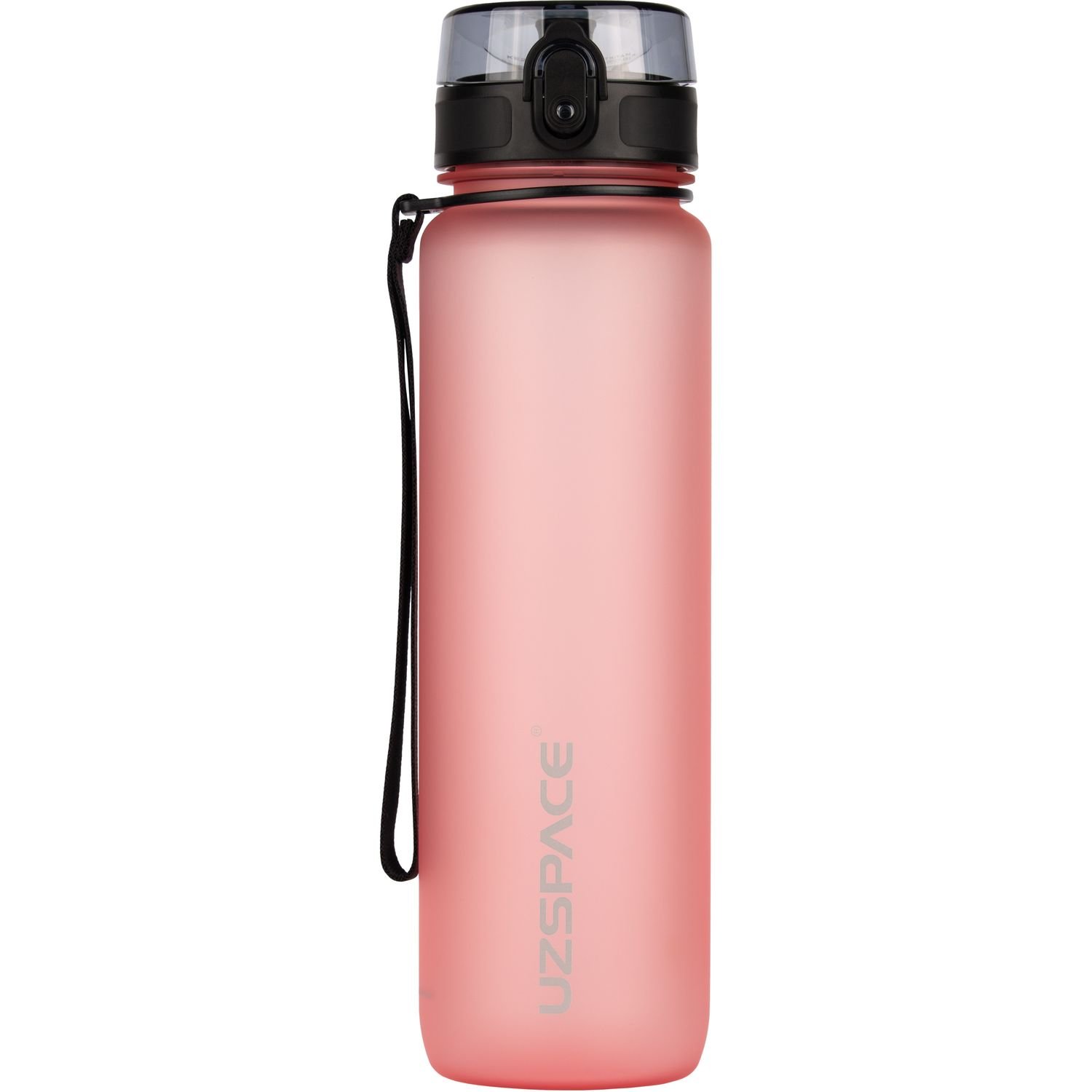 Пляшка для води UZspace Colorful Frosted, 1 л, коралово-рожевий (3038) - фото 1