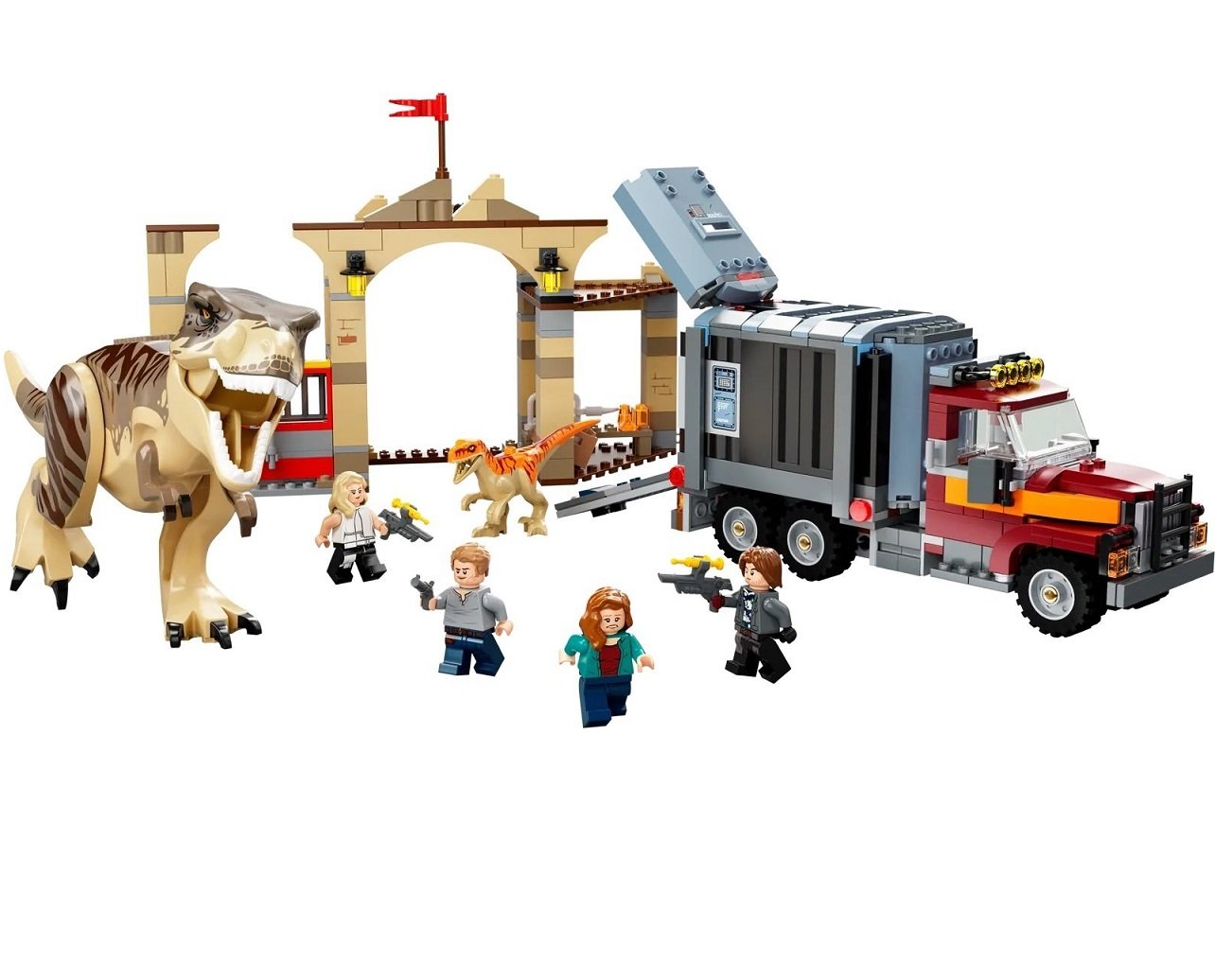Конструктор LEGO Jurassic World Побег динозавров, 466 детали (76948) - фото 4