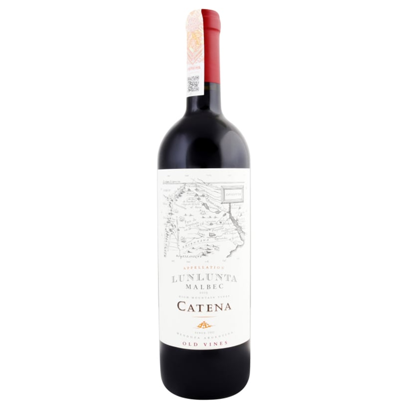 Вино Catena Zapata Appellation Lunlunta Malbec, червоне, сухе, 13,5%, 0,75 л - фото 1