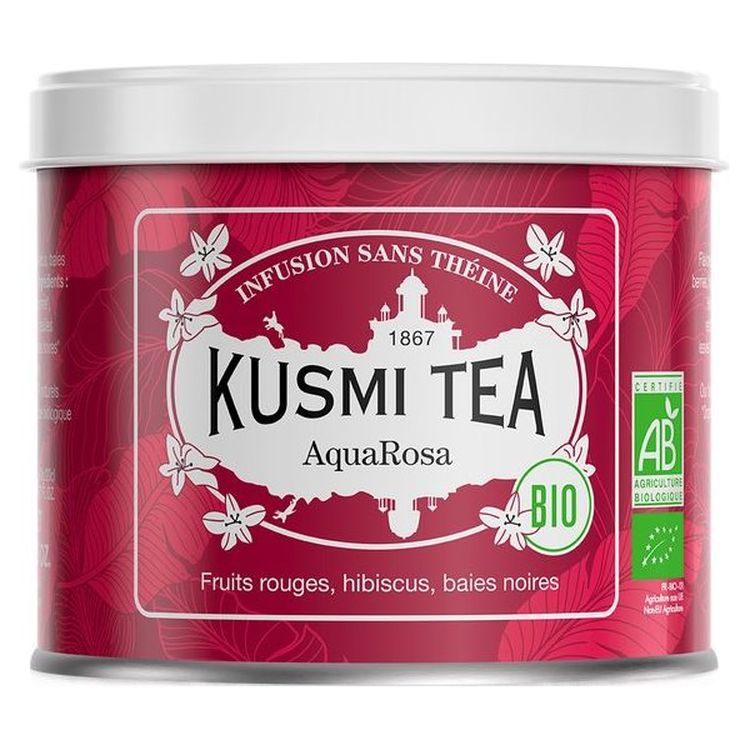 Чай трав'яний Kusmi Tea AquaRosa органічний, 100г - фото 1