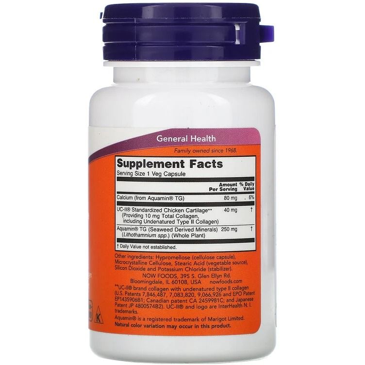 Коллаген типу II Now UC-II Collagen Joint Health 60 капсул купити у ...