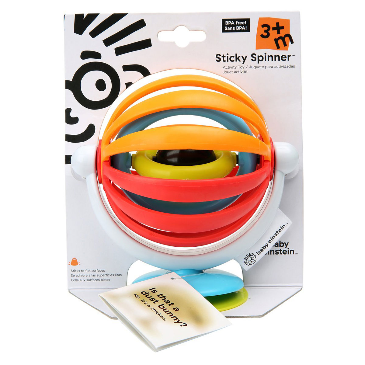 Іграшка на присосці Baby Einstein Sticky Spinner (11522) - фото 1