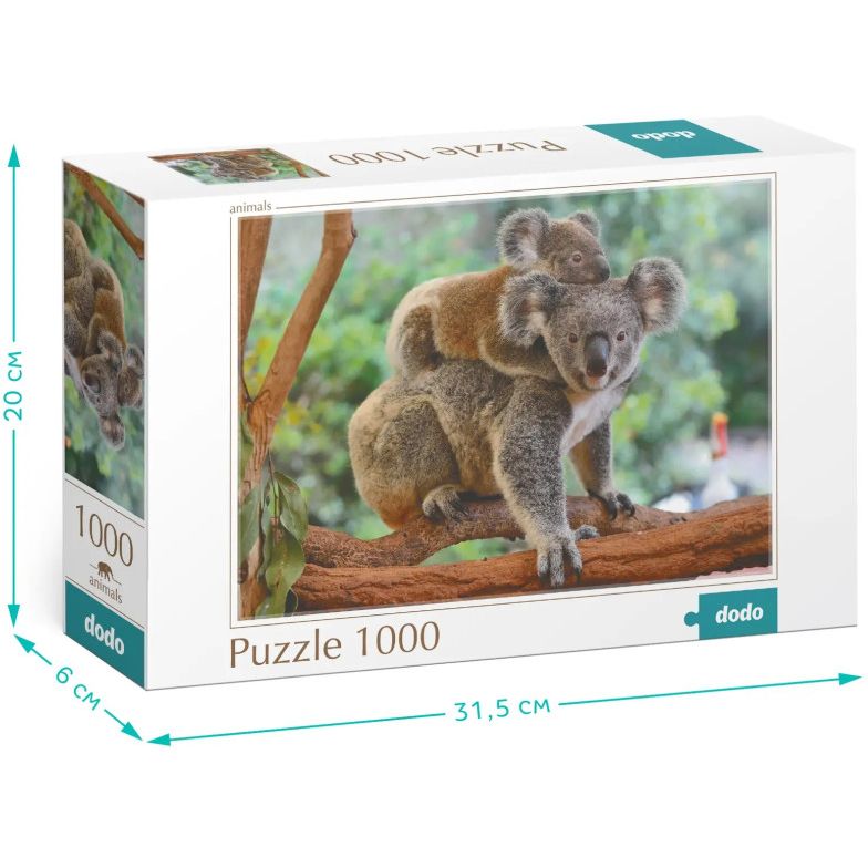 Пазл DoDo Маленькая коала с мамой 301183, 1000 элементов - фото 3