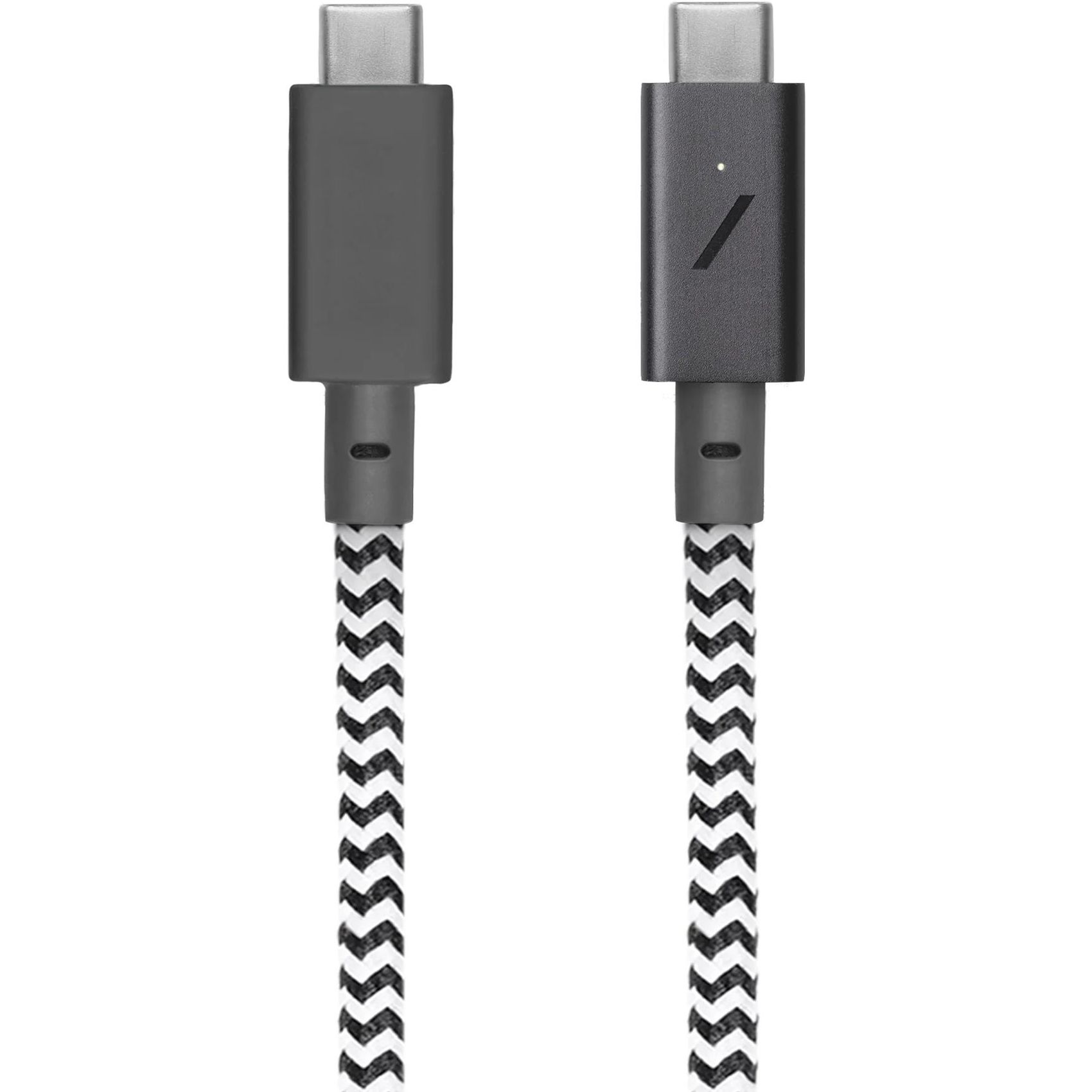 Кабель USB-C to USB-C Native Union Belt Cable Pro 240W Zebra 2.4 м - фото 2