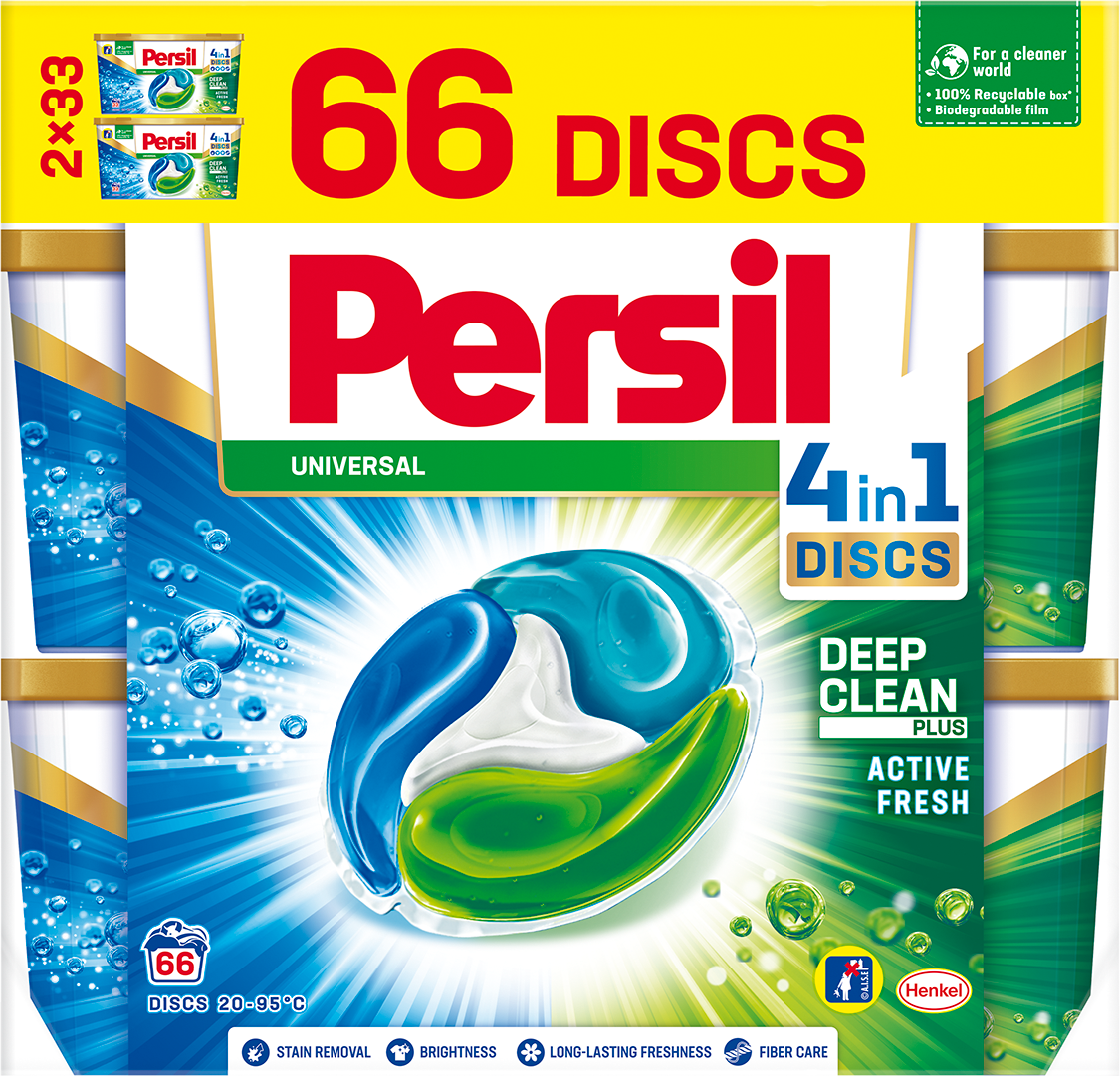 Капсулы для стирки Persil Discs Universal, 66 шт. (862154) - фото 1