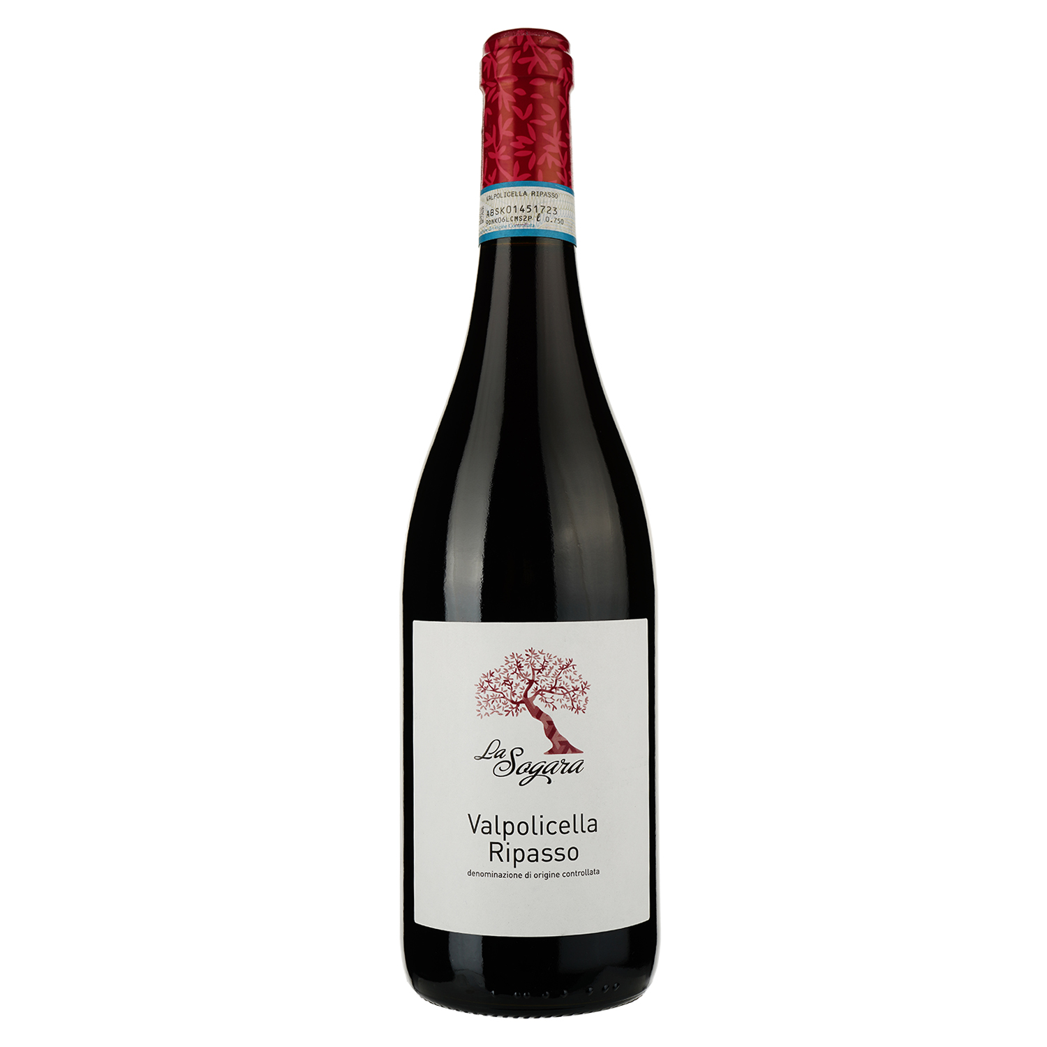 Вино La Sogara Valpolicella Doc Ripasso, 14%, 0,75 л (ALR15998) - фото 1