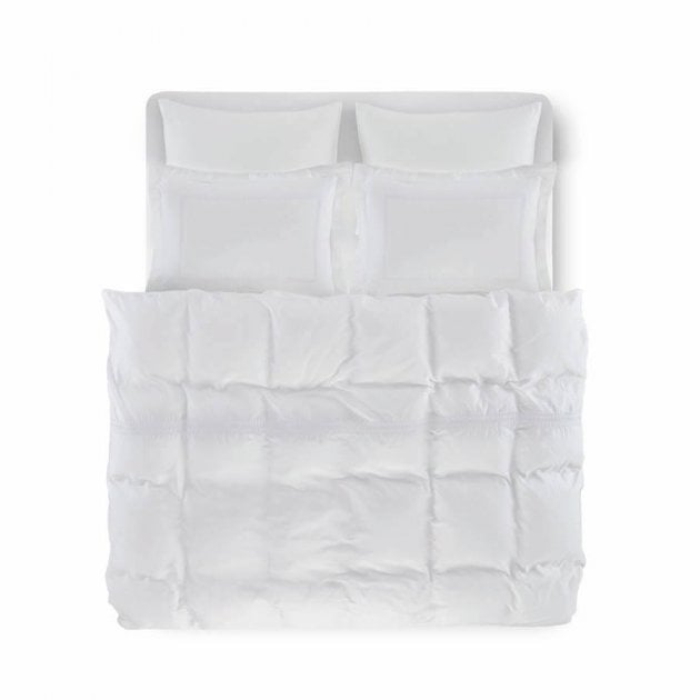 Комплект постельного белья Penelope Clara white, сатин, евро (200х180+35см), белый (svt-2000022294096) - фото 1