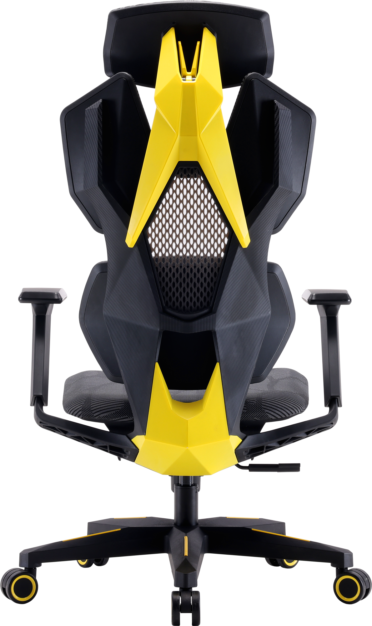 Геймерське крісло GT Racer сіре з жовтим (X-6002 Battle Gray/Yellow) - фото 3