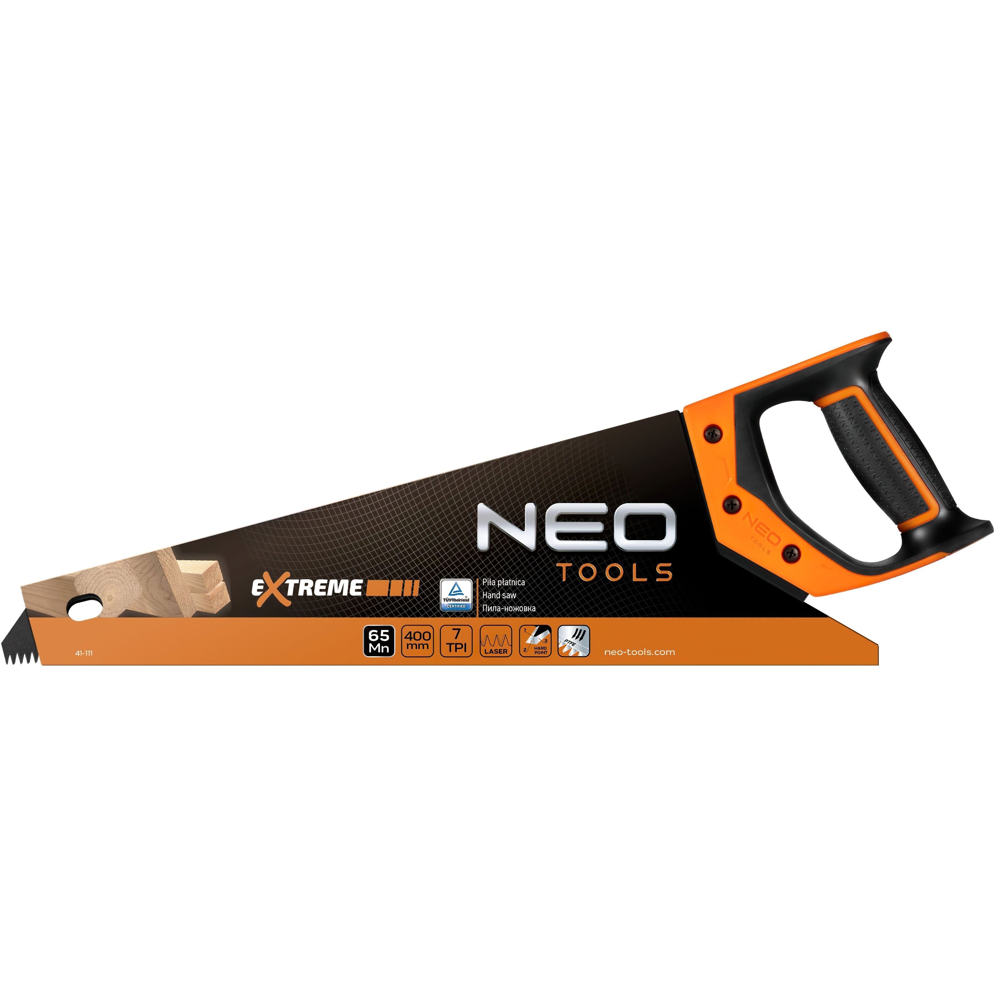 Ножівка по дереву Neo Tools Extreme PTFE 400 мм (41-111) - фото 3