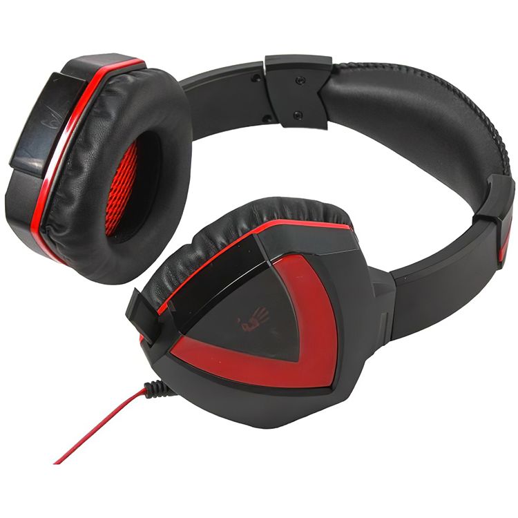 Наушники игровые A4Tech Bloody G500 Black / Red с микрофоном - фото 1